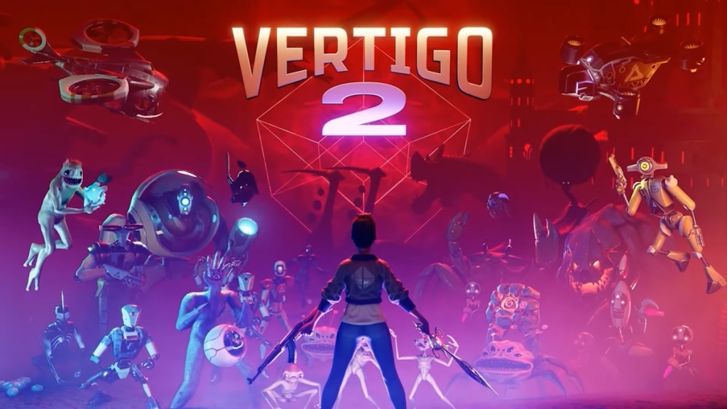 Promo art for PSVR 2 shooter Vertigo 2